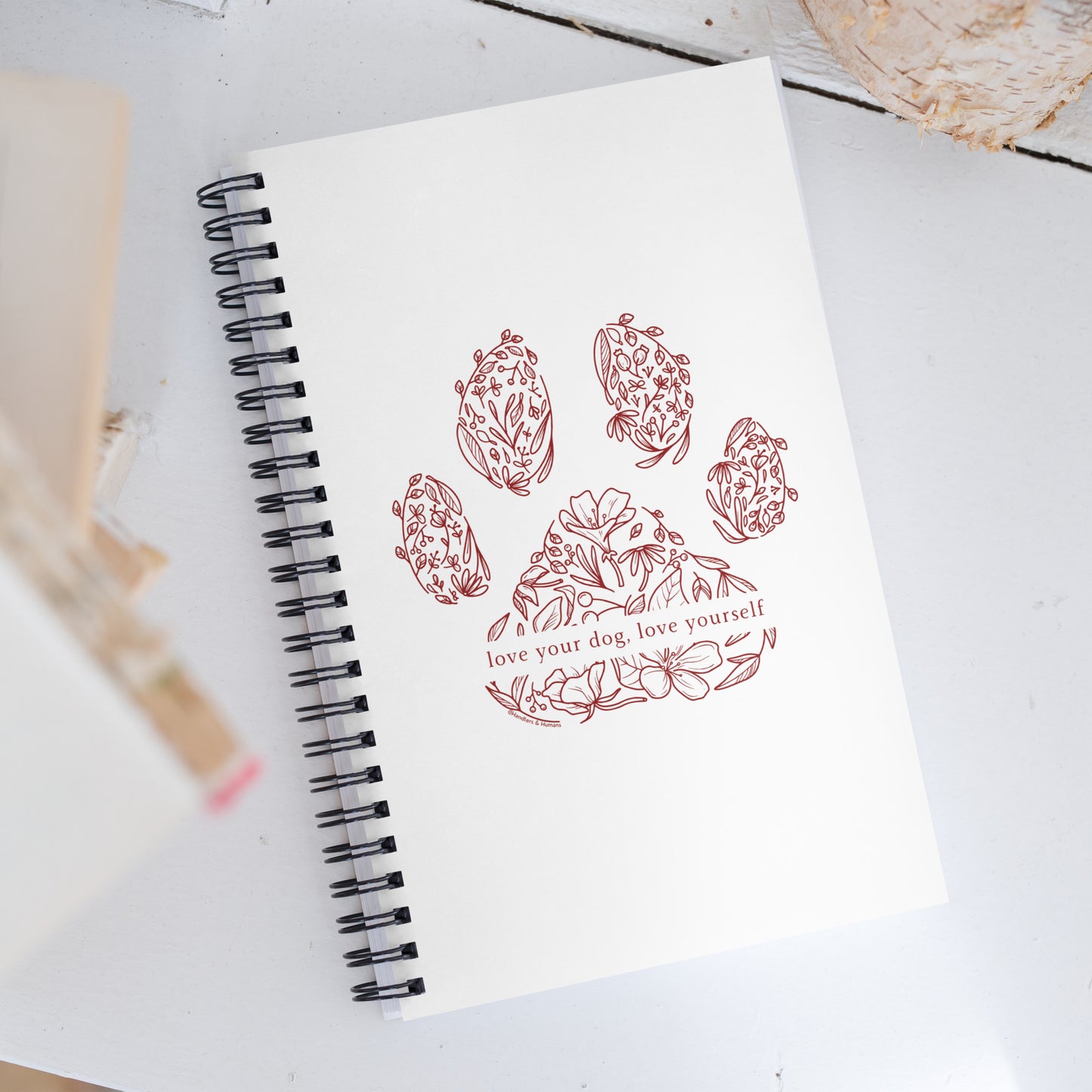 Love Dog Love Self Notebook