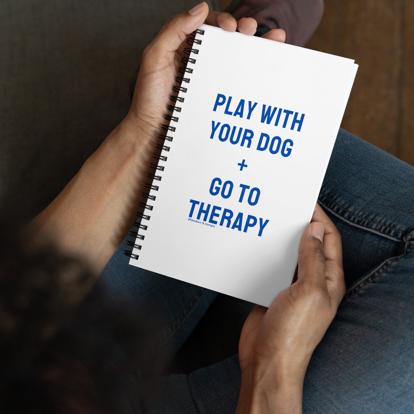 Play + Therapy Blank Notebook