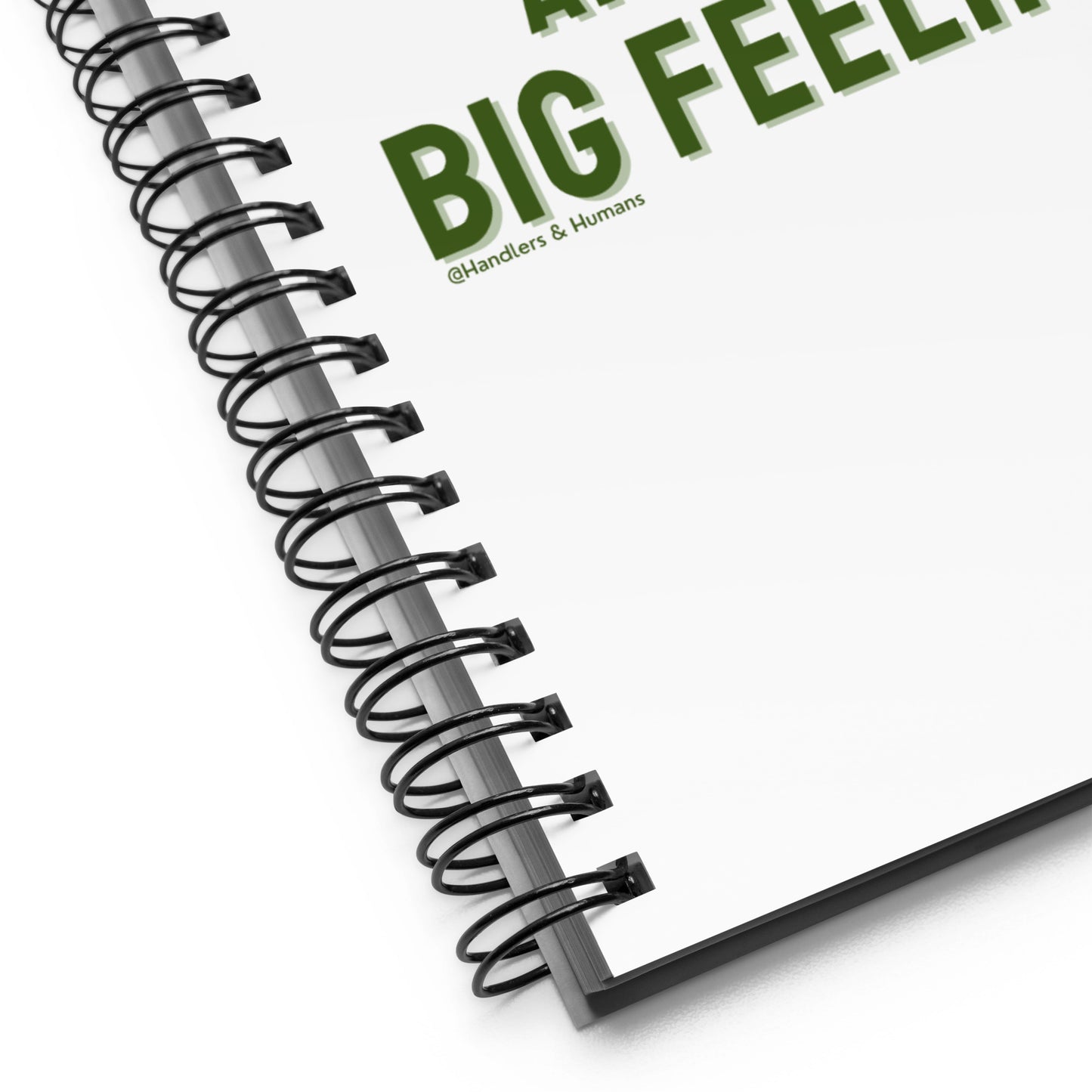 Dog Big Feelings Blank Notebook