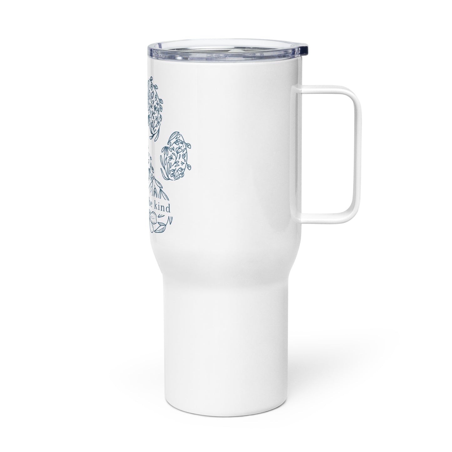 Train Dogs Be Kind Travel Mug