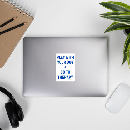 Play + Therapy Sticker