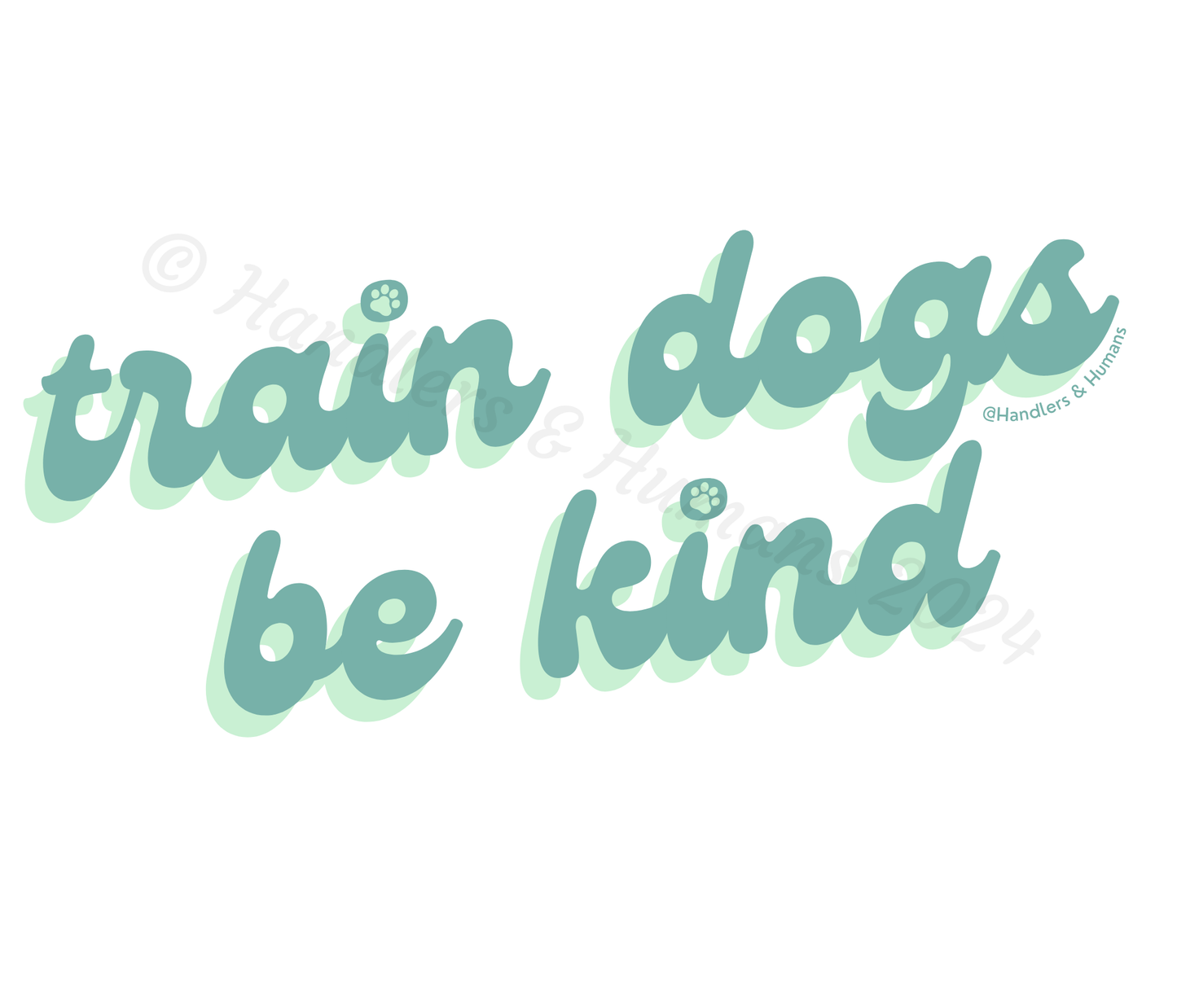 Train Dogs, Be Kind Tote Black